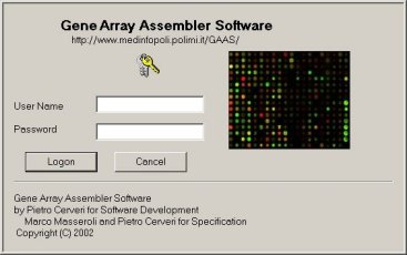 Assembler logon window