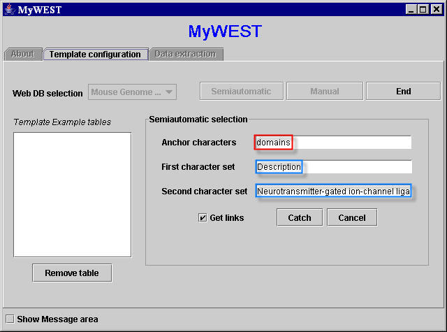 Selected three sequences of characters