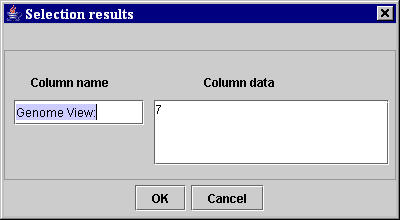 MyWEST selection results window